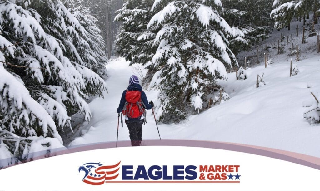 snow day at Crater Lake